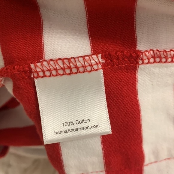 Bundle Hanna Andersson Twirl Tank Striped Dresses Size 6-7 red white blue summer - Picture 5 of 9